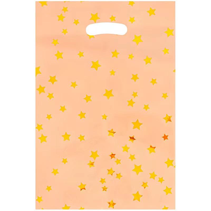 Medium Solid Color Star Party Favor Aluminum Foil Candy Bag