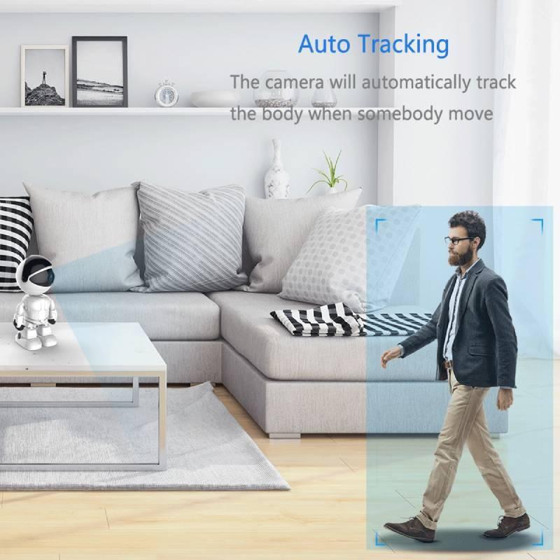 1080p Monitor Baby Wifi Audio Robot Camera Night Motion Pet Smart
