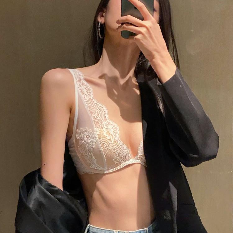 Elegant Lace Push-Up Lingerie Set – Slimming, Adjustable, Beautiful Back Design