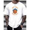European Sizes New York Basketball Fashion T-shirt for Family and Company Gift, Perfect for Holiday Season and Team Building
