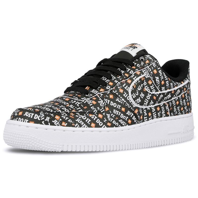 Nike Air Force 1 07 LV8 JDI Unisex Low Top Skate-Schuhe Schwarz AO6296-001