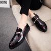 Scarpe da Uomo Eleganti in Pelle PU Moda Maschile Scarpe Oxford Formale Punta Piatta Scarpe Casual da Lavoro