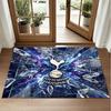 Tottenham Hotspur Design Crystal Velvet Rug Soft Decorative Mat for Bedroom Entrance