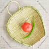 Handmade Bamboo Winnowing Basket - Small Dustpan, Farmhouse Style, for Rice Washing, Drying, and Draining