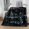 Die Originale Klaus Mikaelson bedruckte Decken Warme Flanelldecken Weiche und bequeme Bettwäsche Geburtstagsgeschenk