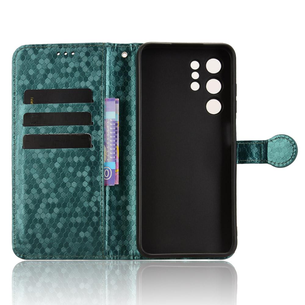 Pentru Oukitel C61 Pro/C61 Husă tip portofel Imprimare model puncte Piele PU Husă de telefon cu curea de mână