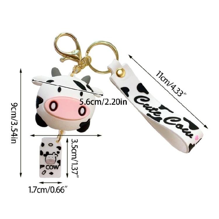 PVC Backpack Hanging Pendants Keychains for Women Girls Handbag Decorations