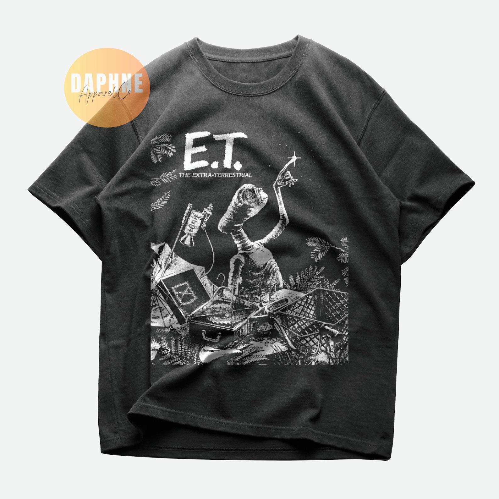 E.T. The Extra-Terrestrial Movie Poster Shirt | 80s 90s Retro Film Tee S