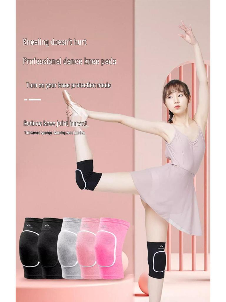 Breathable Thickened Sponge Knee Pads for Yoga, Dance, and Fitness - Suitable for All Ages and Seasons