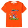 Children's T-Shirt Oggy and The Cockroaches 100% Cotton Cartoon Print Retro Tee Cute Kids Casual O-Neck Short Sleeve Summer Wear