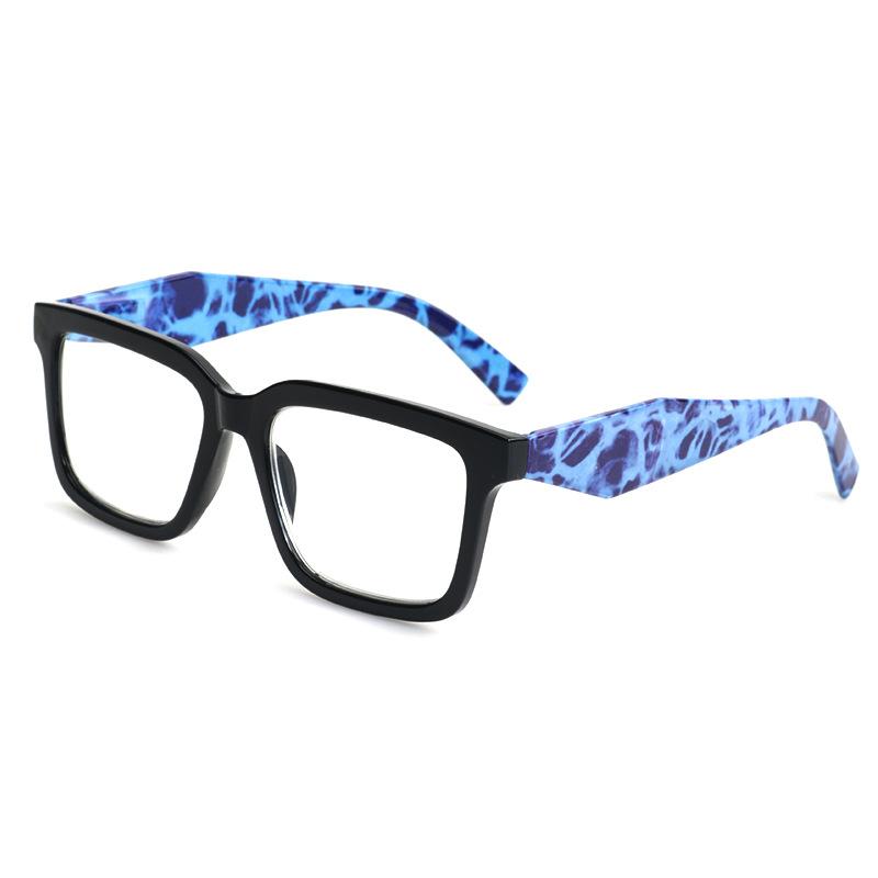 New Fashionable Square Reading Glasses Men Anti Blue Light Correction Eyeglass Women Prescription Eyewear +1.0 +1.5 +2.0 +2.5 +3