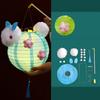 Portable Chinese Rabbit Lantern Traditional LED Lantern Toys Antique Lantern  New Year
