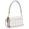 Coach [Qixi Festival Limited] Brynn 23 Love Print Metal Logo Cowhide Armpit Bag Crossbody Shoulder Bag Medium Women’s Chalk White