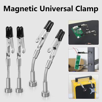 Supporto Clip Fissaggio 105mm Regolabile per Stazione di Saldatura Assistente Saldatura Elettronica Automobilistica Strumento Terza Mano per Saldare