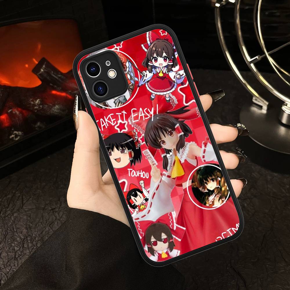 Classic Game Touhou Project For IPhone 16 15 14 Plus 13 12 11 Pro Max X XS MAX Translucent Matte Shockproof Cover