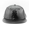 New Era Cap RC9FIFTY Strapback New York Mets MLB GENUINE LEATHER RETRO CROWN STRAPBACK CAP BLACKOUT NEW YORK METS [Used]