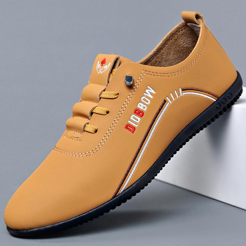 

Spring leather shoes men s soft sole soft surface business casual shoes daily light breathable leather surface men s shoes 44