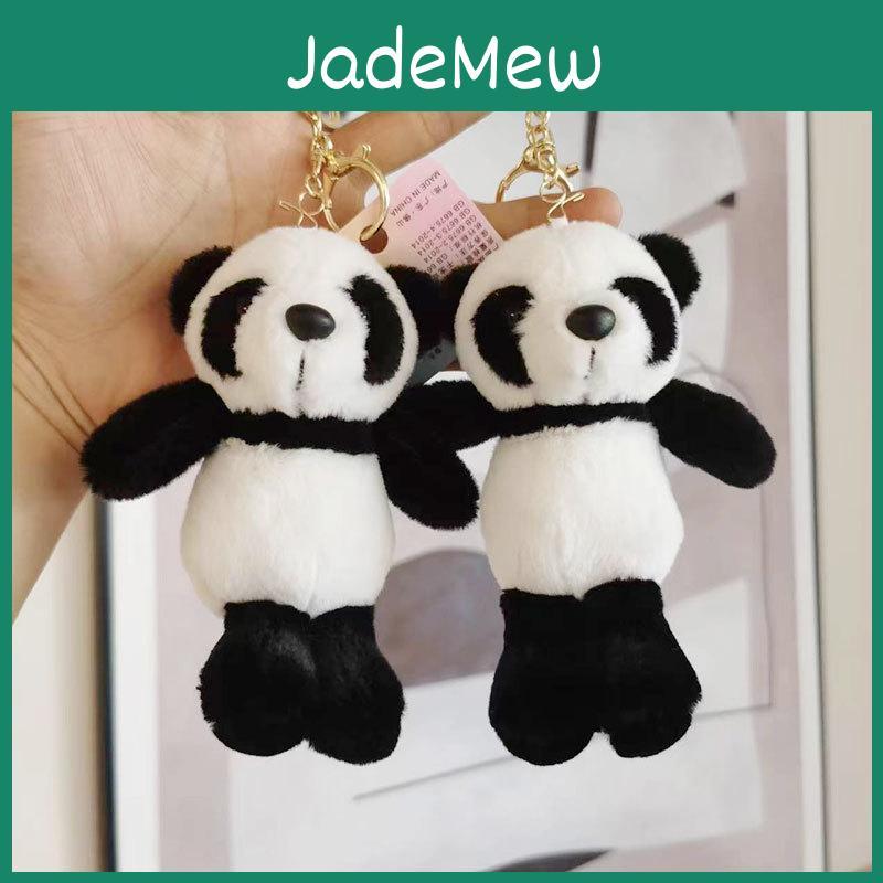 Genuine Panda Plush Keychain Cute Soft Animal Doll Stuffed Toy Bag Accessory