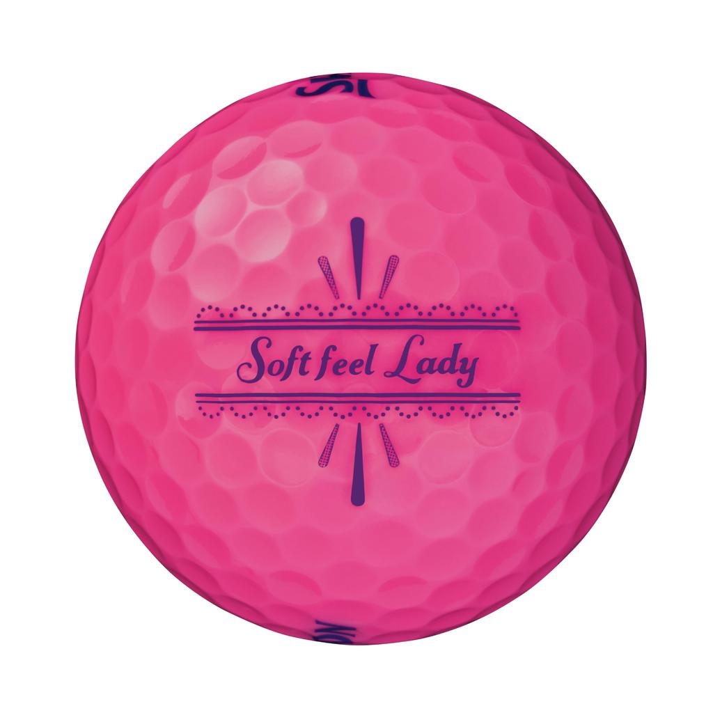 Dunlop Srixon Soft Feel Lady 6 Golf 2025 1 Dozen Passion Pink Balls, Model, (12 Balls),