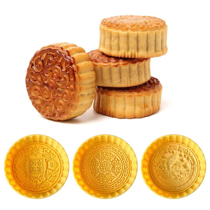 Hand Pressed Mooncakes Mould Large Traditional Festival Treats Mold Dessert Mold Kitchen Tool for Baking Enthusiasts