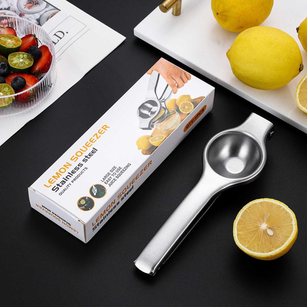 Stainless Steel Manual Citrus Juicer - Lemon & Orange Squeezer