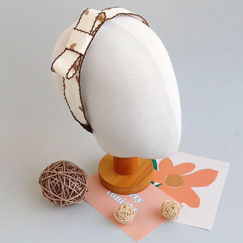 Chriskind Ivory Heart-Shaped Ribbon Headband