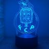 3d Led Acrylic Night Light Football Club Touch Table Desk Lamp 7 Colour Gifts