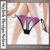 ONE LIMITATION Floral Embroidered Sexy Underwear for PT006 T-Back Panties, Women, (2. Pink)