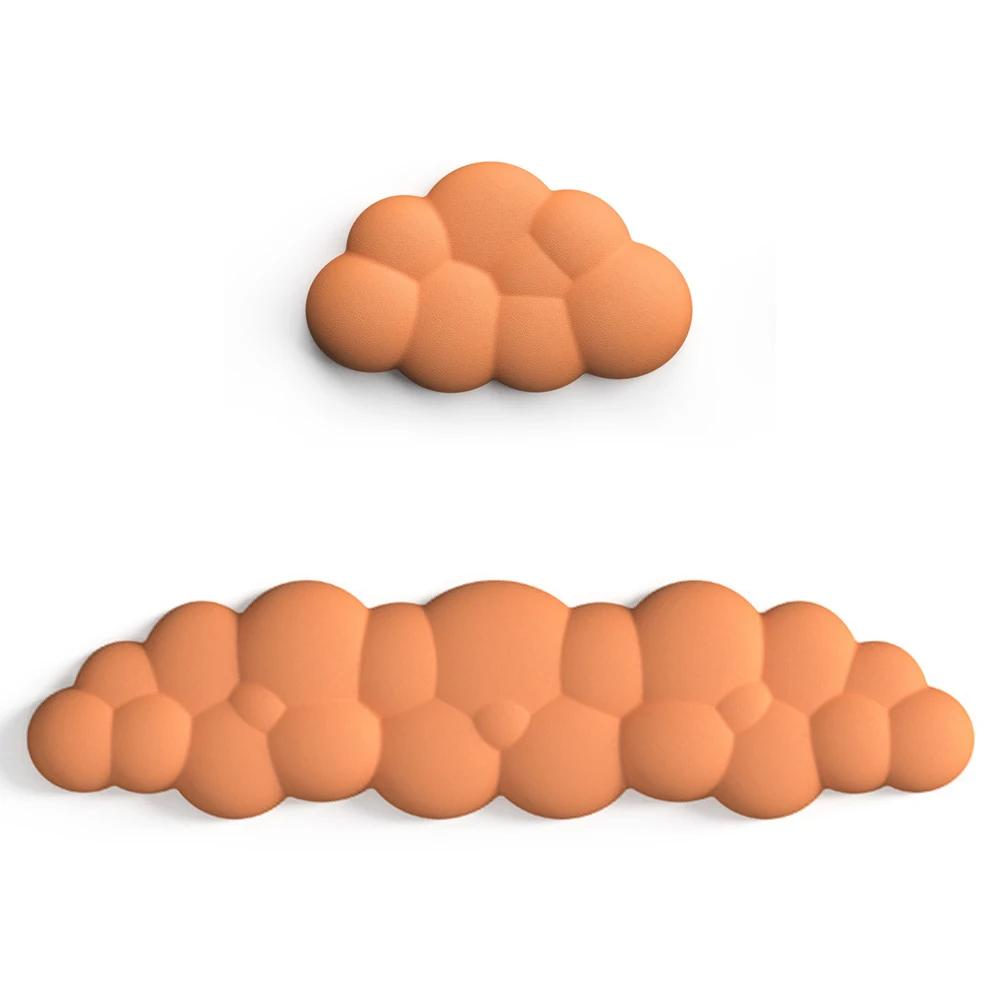 Mouse pad with wrist rest keyboard cloud anti-slip desktop office gamer mouse wrist rest Ergonomic keyboard mouse pad wrist rest