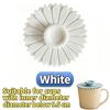 Sonnenblumen Silikon Becherabdeckungen Tassen Deckel Mehrfarbig Universal Staubdicht Wiederverwendbar Hitzebeständig Tassen Deckel für Zuhause Büro Kaffee Tee Milch Getränke Tassen