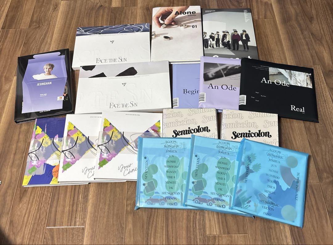 

[USED] SEVENTEEN album bundle