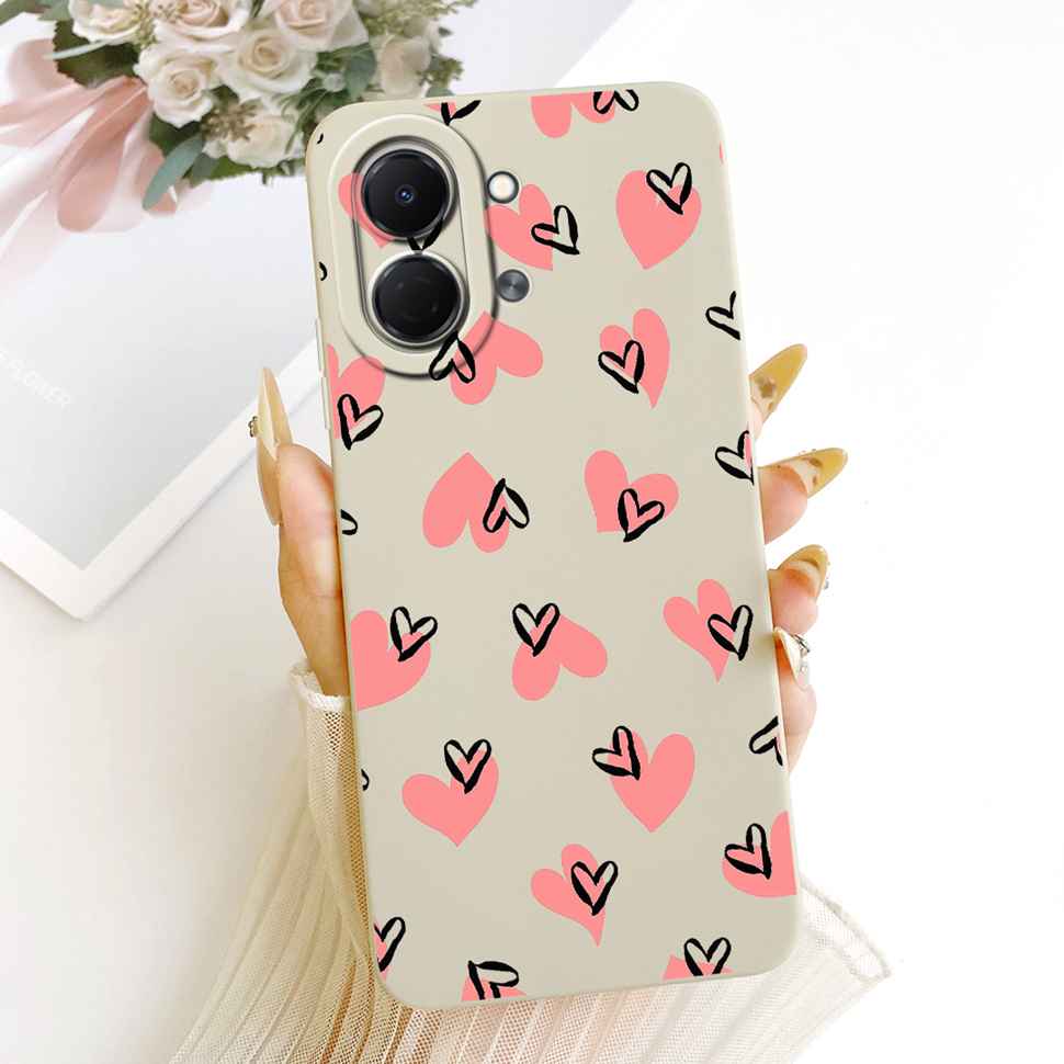 For Tecno Spark Go 3 5G Case 6.74" Cute Fashion Rabbit Soft Silicone Phone Case For Tecno SparkGo 3 Spark Go3 KN3 Cover