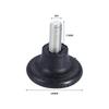 10Pcs M6 M8 Screw on Furniture Glide Leveling Foot Adjustable Diameter Home Table Desk Glide Leg Leveler Leveling Foot Adjuster