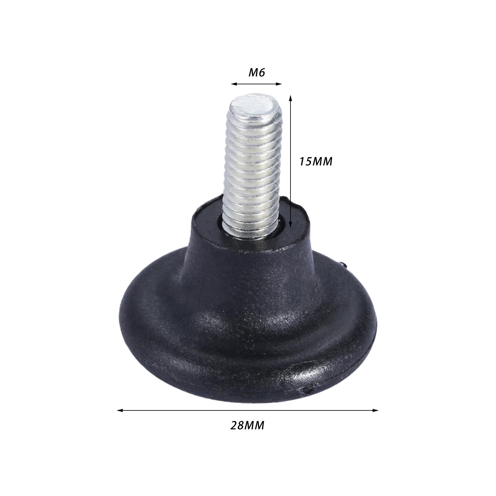 

10Pcs M6 M8 Screw on Furniture Glide Leveling Foot Adjustable Diameter Home Table Desk Glide Leg Leveler Leveling Foot Adjuster