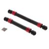 2 Pieces Metal CVD Drive Shaft RC Model Car for Car Toy Replacement Accessories RC Car Crawler for TRX4