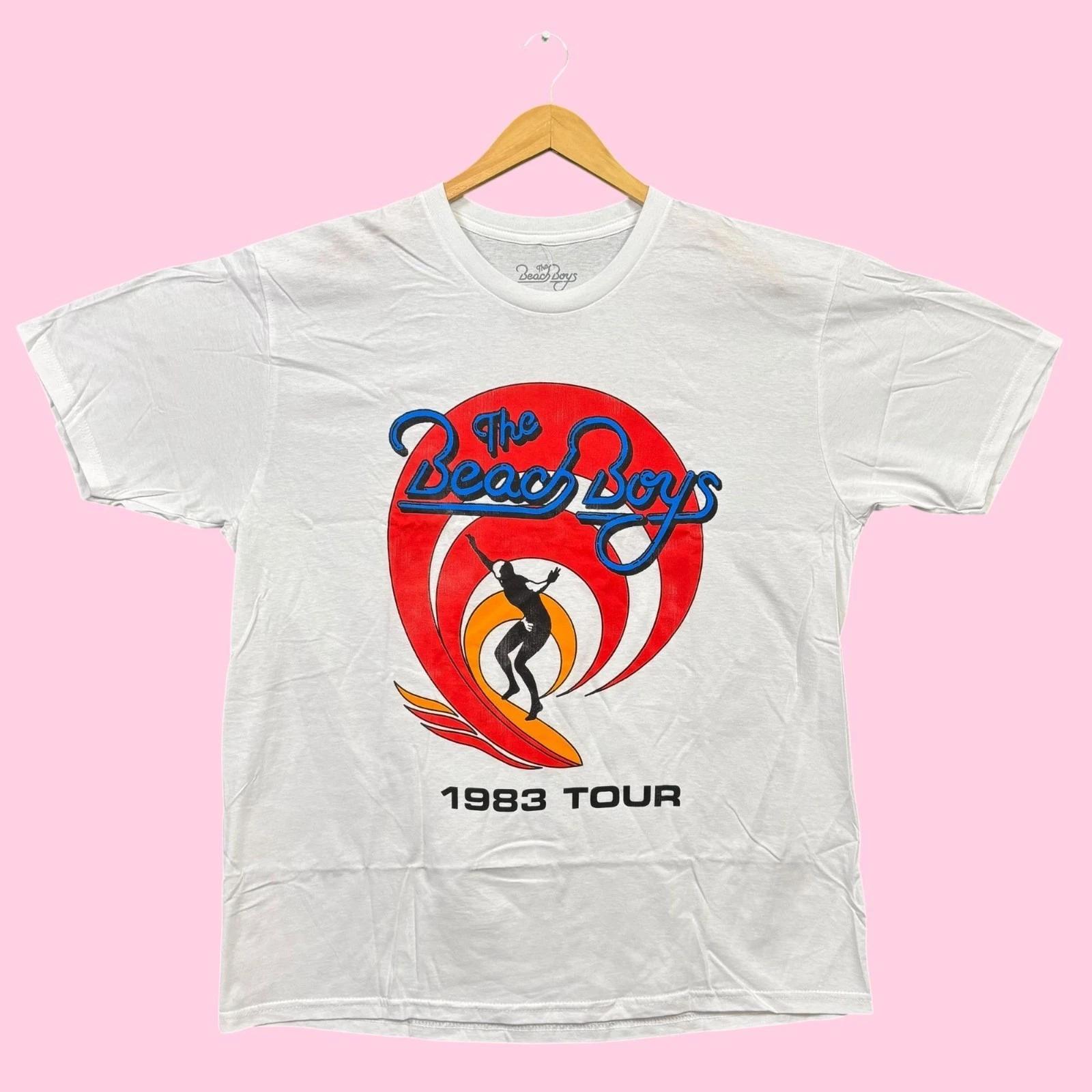 The Beach Boys Surfing the Wave 1983 Tour Rock Band Tee XL 2XL