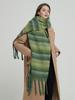 New Imitation Cashmere Women Winter Scarf Ladies Striped Tassel Scarve Pashmina Mujer Foulard Bufanda Echarpe Chales Wrap Shawl