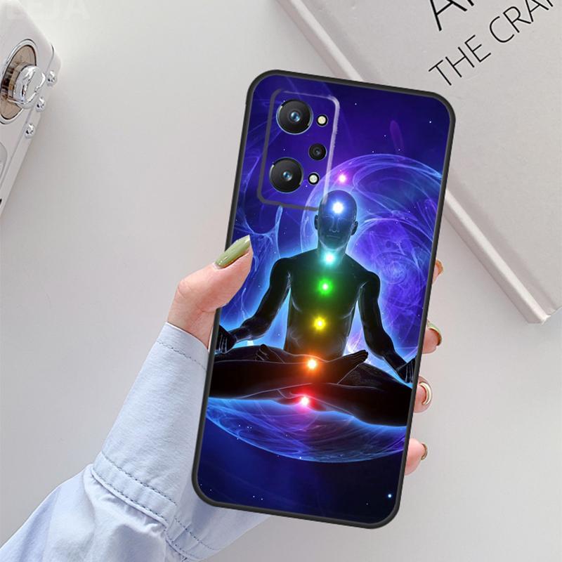 

The Mandala Chakra Insist Yoga For Realme 11 10 12 13 14 Pro Plus GT 5 6 6T GT7 Pro C67 C61 C53 C51 C21Y C25S C55 C75 Case Realme C67 4G