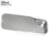 1Pcs Push Tin Plate Mini Metal Storage Box Travel Small Finishing Box Dust-proof Rectangular Candy Packaging Iron Box Pill Cases