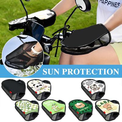 Motorcycle Handlebar Glove Summer Breathable Insulated Blocking Sun Wind Shade Vehicle Electric Glove Sun Riding Cover Prot D1J8