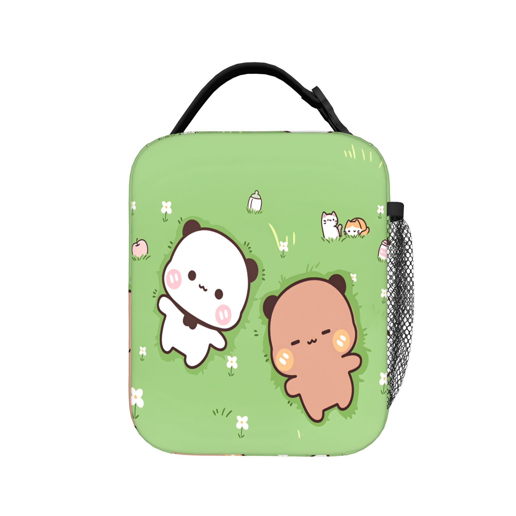 Cartoon Panda Bubu Dudu Lunch Bag For Men Graphic Lunch Box Cute Picnic Cooler Bag Portable Waterproof Thermal Tote Handbags One Size