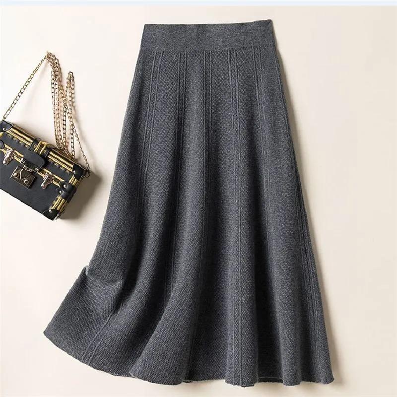 

Юбка для женщин Повседневная Универсальная Эластичная С высокой талией Длинные Свободные Брюки Эластичная Приталенная Юбка XXXXL серый