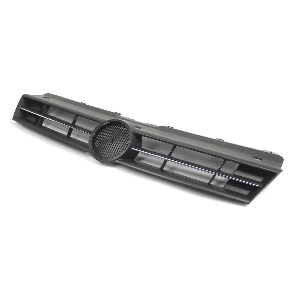 Car Front Bumper Grille Marked Grille Single Silver Dumb Black Grill For Golf 2015-1017 Exterior Parts