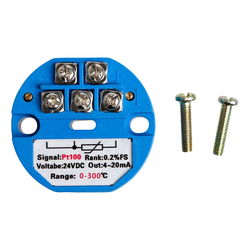 DC24V Temperature Transmitter Module 4-20mA Output PT100 Sensors for Precise Temperature Control Electronic Components