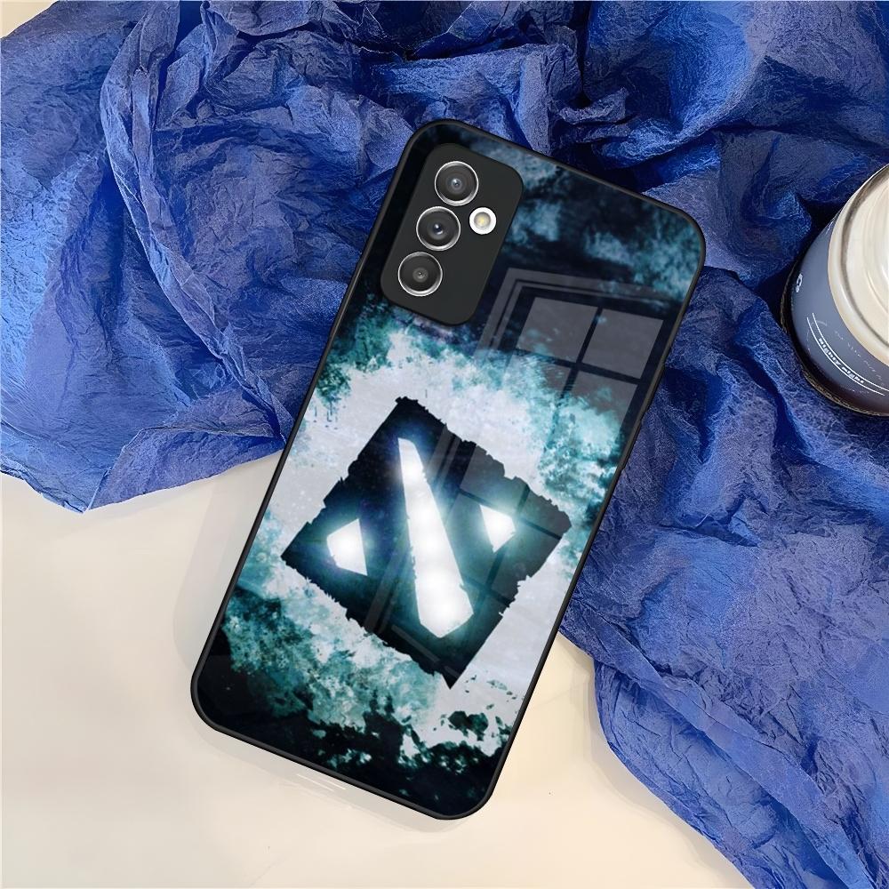 Game Dota 2 Logo Phone Case for Samsung Galaxy S26 S25 S24 S30 S21 S23 S20 S22 Fe Pro Edge Ultra Plus glass Cover