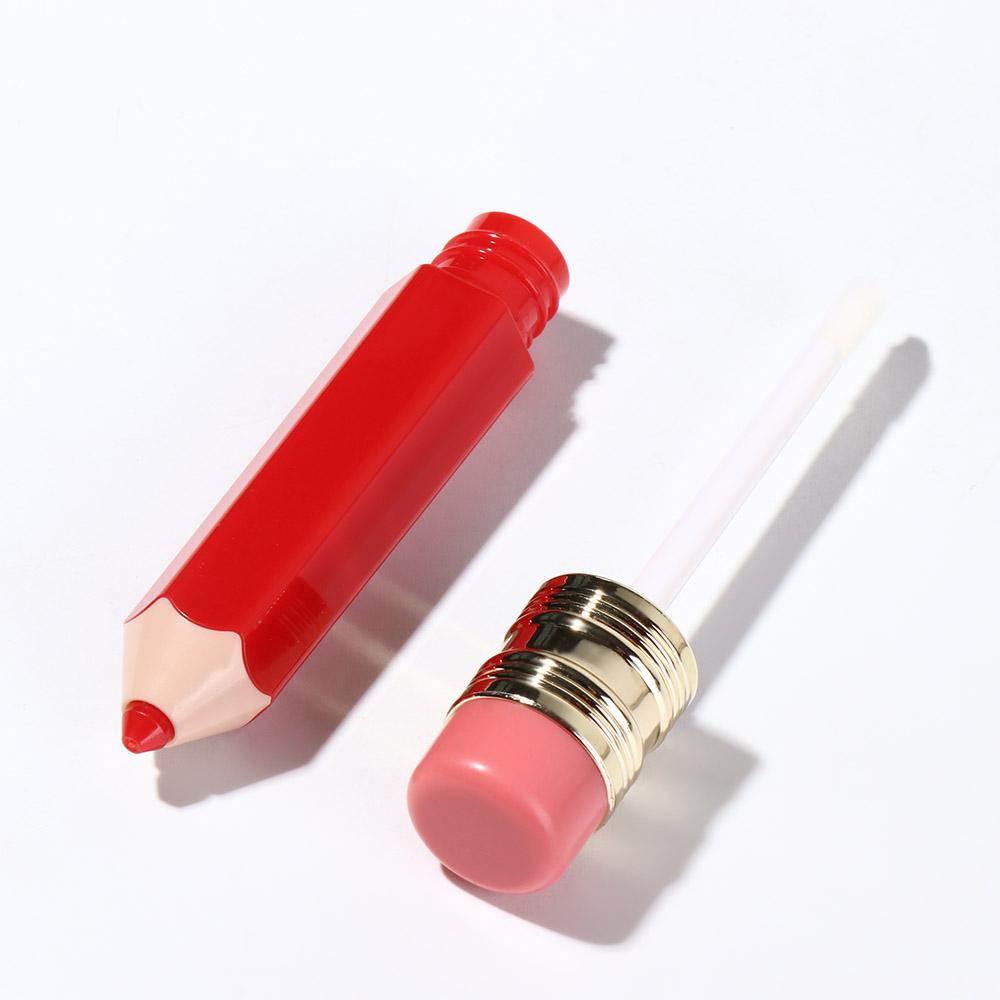 DIY 5ml Lipgloss Tube Mini Pencil Shape Refillable Bottles Plastic Transparent Cosmetic Containers Handmade
