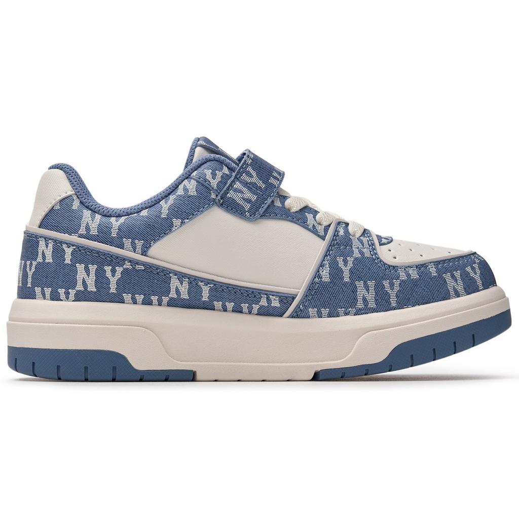 MLB New York Yankees Monogram Polyester SL Soft Comfortable Classic Versatile Fashion Trend Non-Slip Low-Top Sneakers Kids sneakers 7ASXLM15N-50SBS