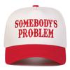 Baseball Stitching Stitched Embroidered Alphabet Problem Somebody'S Neutral Gender Women  Men For Caps Spring Autumn Outdoor Adjustable Casual Hats