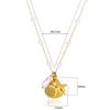 Freshwater Pearl Jewelry Set Shell Starfish Star Necklace Anklet Sets For Women Fashion Stainless Steel Chain Party Daily Gifts
