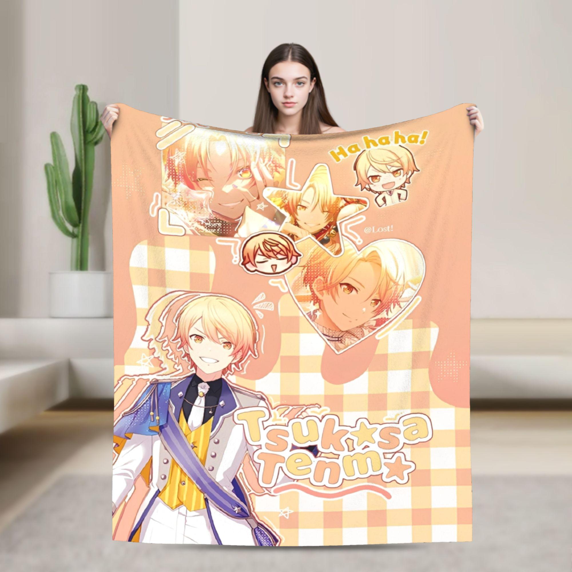 

sekai tsukasa tenma Одеяло Несколько размеров Супермягкое и теплое Пледы для дивана, кушетки и кровати 30x40in